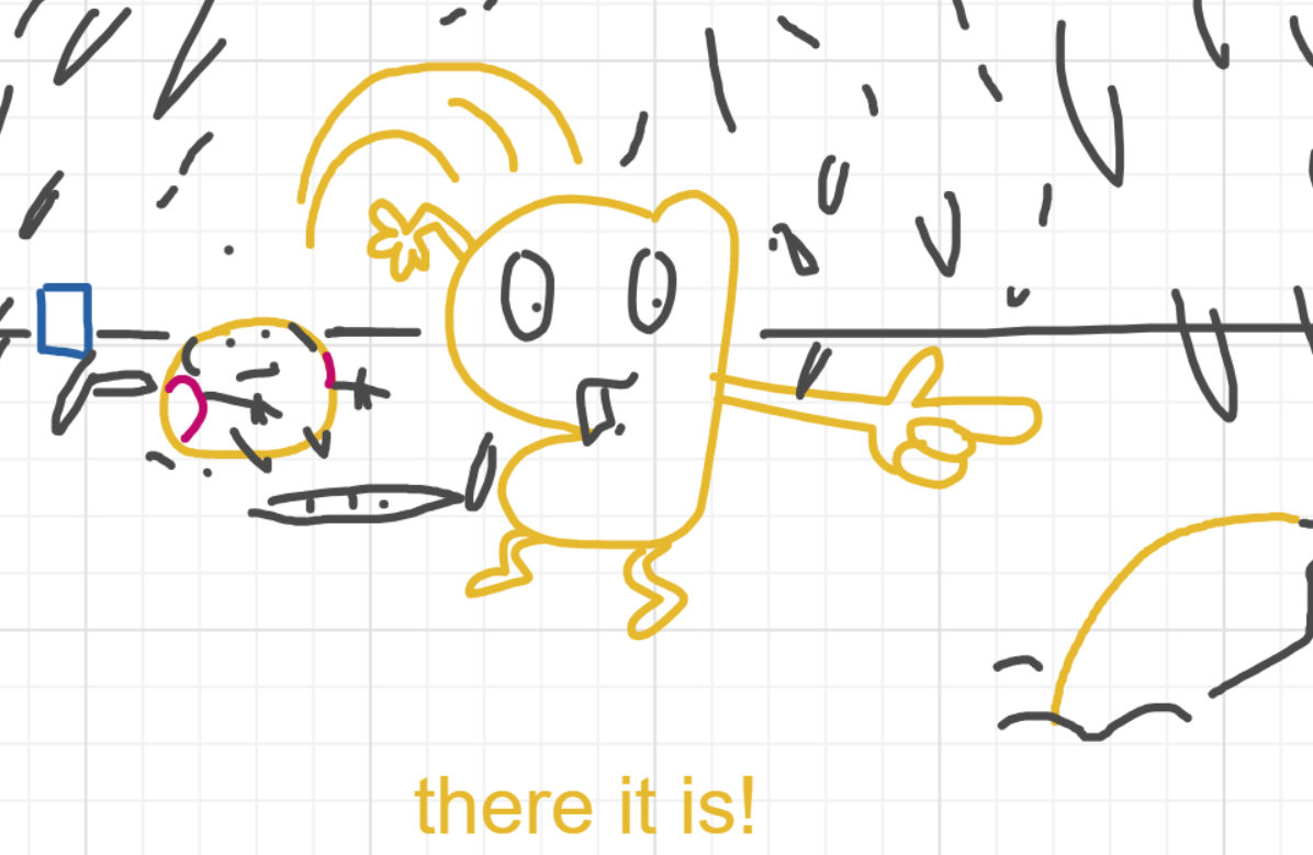 A panel from I've Been Everywhere, Man, episode nine of the Board Boards object show by Furretwalk/WalkingFurret.